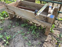 Homemade Wooden Feed Trough