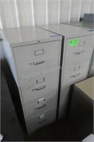 2 4 drawer file cabinets - in shop