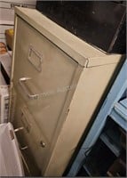 File cabinet - brown, 2 drawer - 15" W x 21" D x