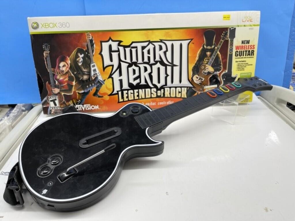 XBox 360 Guitar Hero Guitar - no game disc