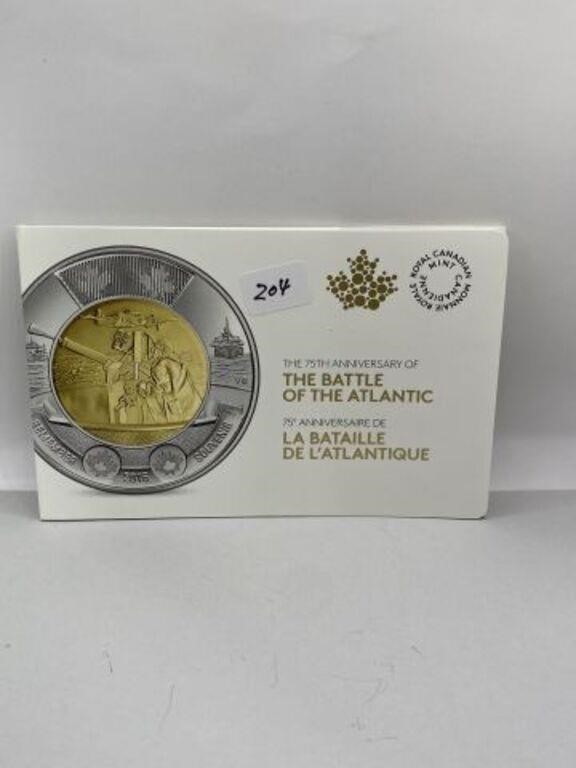 RCM 2016 THE BATTLE OF THE ATLANTIC COIN SET 5 X