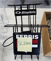 Gas cap literature racks - Simplicity and Ferris