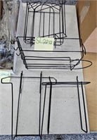 Pegboard literature racks - 2 styles