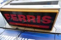 Ferris lighted sign - independent suspension - 25"