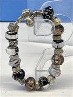 Pandora Bracelet with Charms / Beads