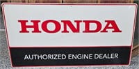 Honda wall sign - 48" x 24" - in showroom