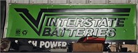 Wall sign - 'Interstate Batteries Inside'