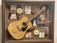Carrie Underwood Signed Guitar in Shadow box