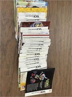 Lot of 67 Nintendo DS/3DS manuals