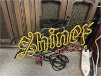 Shiner Bock Neon Sign, needs repair