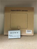 Digital HDTV Antenna & Sony External Antenna