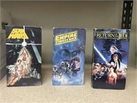 Set of 3 Star Wars VHS - Original Trilogy