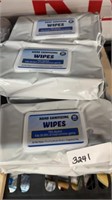 10 packs of hand, sanitizing wipes