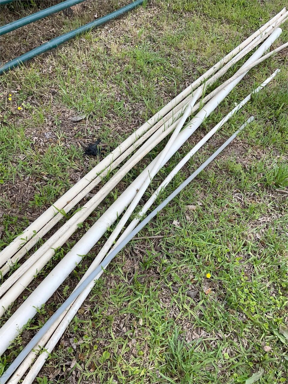 Several Sticks of PVC Pipe