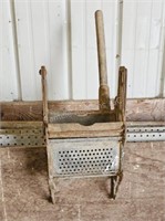 Antique mop wringer - in shop