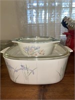 Pyrex/Corning Ware Dishes with Lids