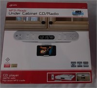 GPX Under Cabinet CD/Radio with remote
