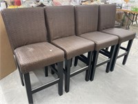 4 Bar / High Table Chairs, 16x18x38 “