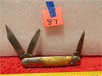 Small 3 Blade Pocket Knife