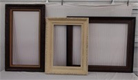 3 Picture Frames 48x28-29x39-48x40