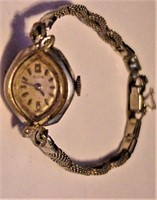 Vtg Ladies 17J ELGIN 10K RGP Watch w/ 10K RGP Band