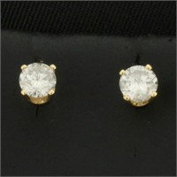 1/2ct TW Diamond Stud Earrings in 14k Yellow Gold