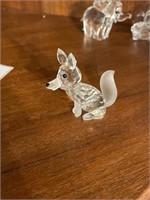 Swarovski crystal larger fox