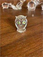 Swarovski crystal owl