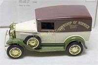 Die Cast Limited Edition Delivery Van/Bank 1:25