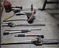 USED string trimmer - with attachments, pole saw,