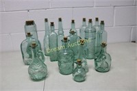 Collection of Green Bottles