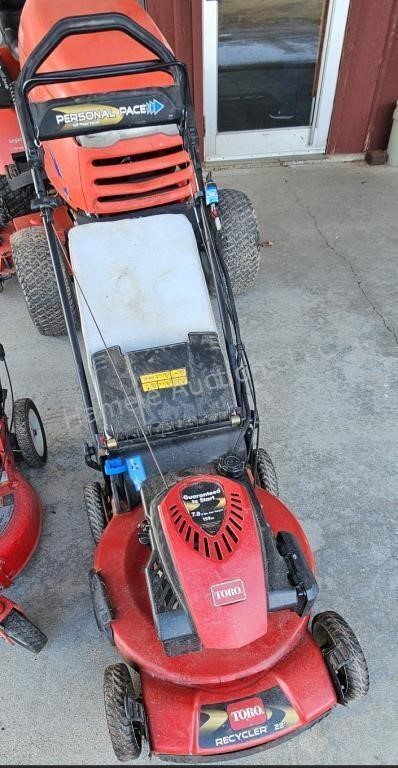USED push mower - personal pace recycler - 22" wi