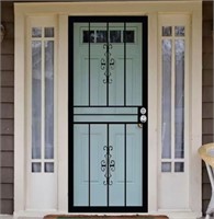 28" x 80"  501Steel Black Security Door RETAIL$568