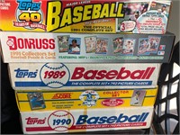 Open box baseball cards