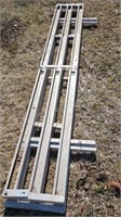 Aluminum trailer side racks - horizontal rails - 1