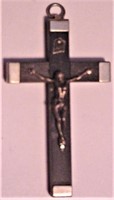 Vtg ROMAN Figurine Jesus on Cross