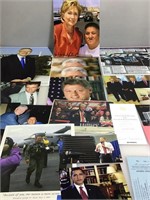 Hillary Clinton Signed Photo and Assorted Other