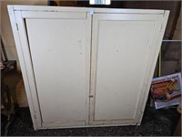 Large Wood Cupboard/Cabient 56x55x13