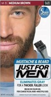 (2) Just For Men Mustache & Beard, Medium Brown,