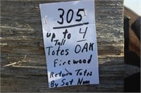 Firewood - Tall Totes Oak