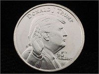 1 Oz Silver 999 Round Trump Coin