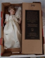 Ceramic Avon Doll in box 15"