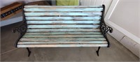 Cast Iron & Wood  Bench