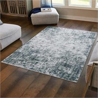 Wyatt & Ash Washable 5’3” x 7’5” Area Rug, Jayden