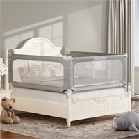 Grey 1Side 74.8in  Bed Rail For Toddlers