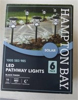 6 Hampton Bay LED Path Lights-new in box
