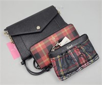 NWT Kate Spade Crossbody, Coach Wallet & Wristlet.