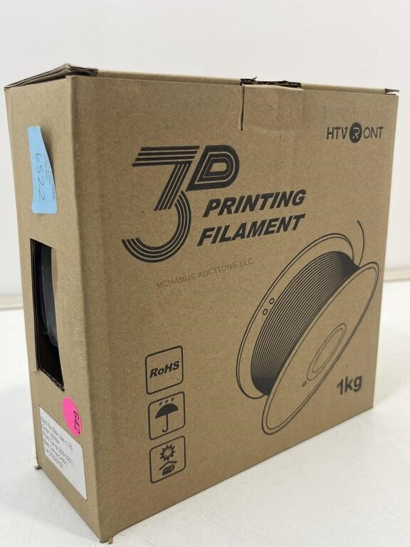 3d printer filament in box.