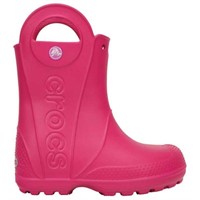 Crocs Girl's 8 Handle It Rain Boot, Pink 8