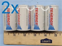 8pc Rechargeable C Batteries, 5000mAh, Tenergy